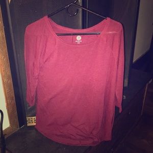 Burgundy top